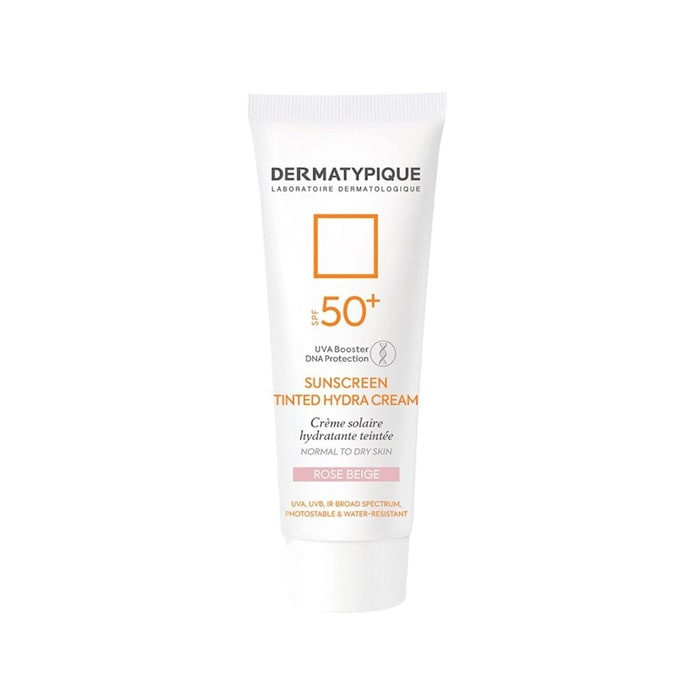 کرم ضد آفتاب رنگی رز بژ مناسب پوست خشک Dermatypique SPF50