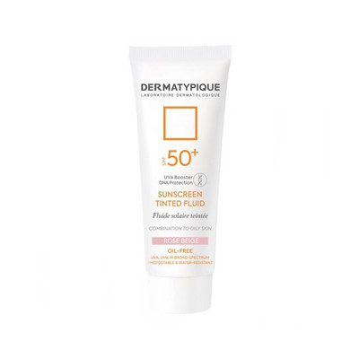 فلوئید ضد آفتاب رنگی رز بژ مناسب پوست چرب Dermatypique SPF50