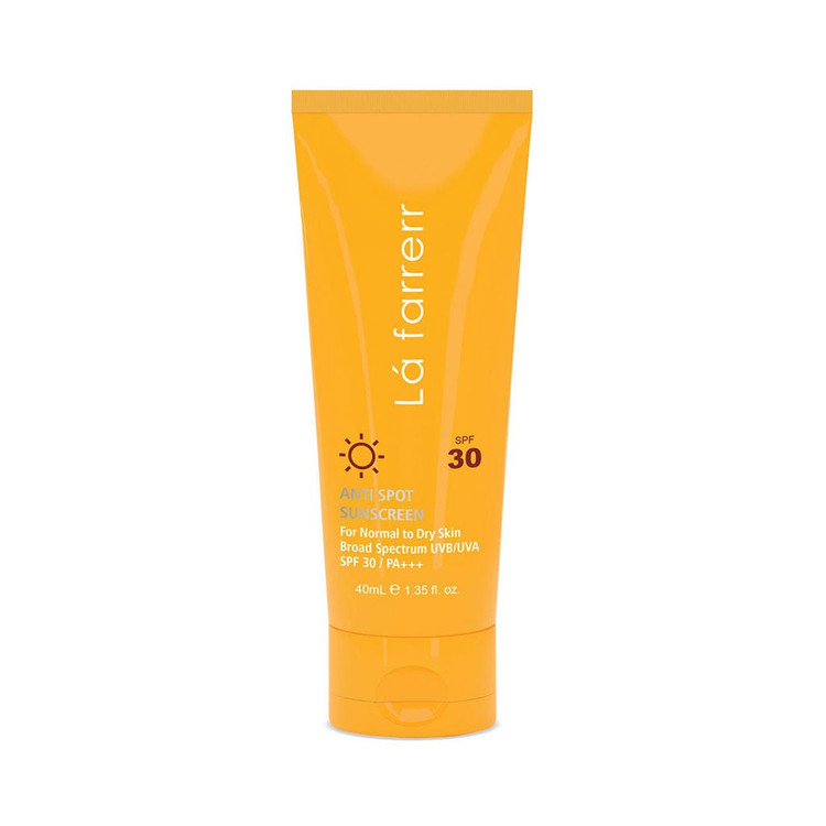 کرم ضد آفتاب و ضد لک پوست خشک و معمولی Lafarrerr SPF30