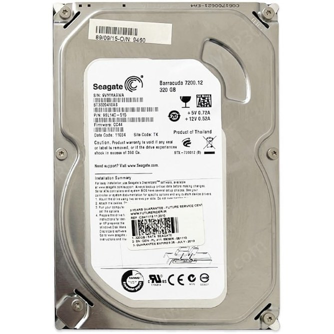هارد اینترنال 320 گیگ سیگیت Seagate Barracuda 320GB