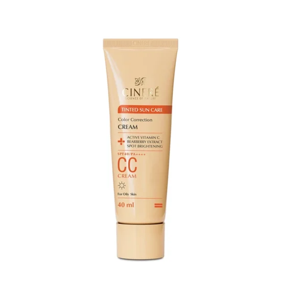 کرم پودر متعادل کننده رنگ پوست (سی سی کرم)SPF 40سینره