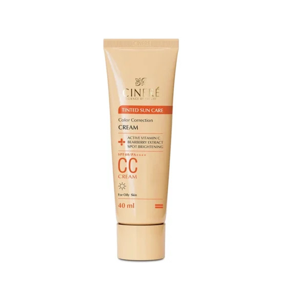 کرم پودر متعادل کننده رنگ پوست (سی سی کرم)SPF 40سینره