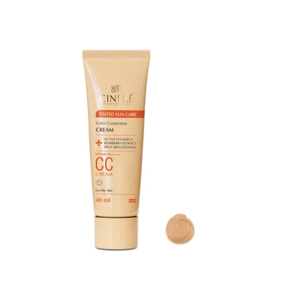 کرم پودر متعادل کننده رنگ پوست (سی سی کرم)SPF 40سینره